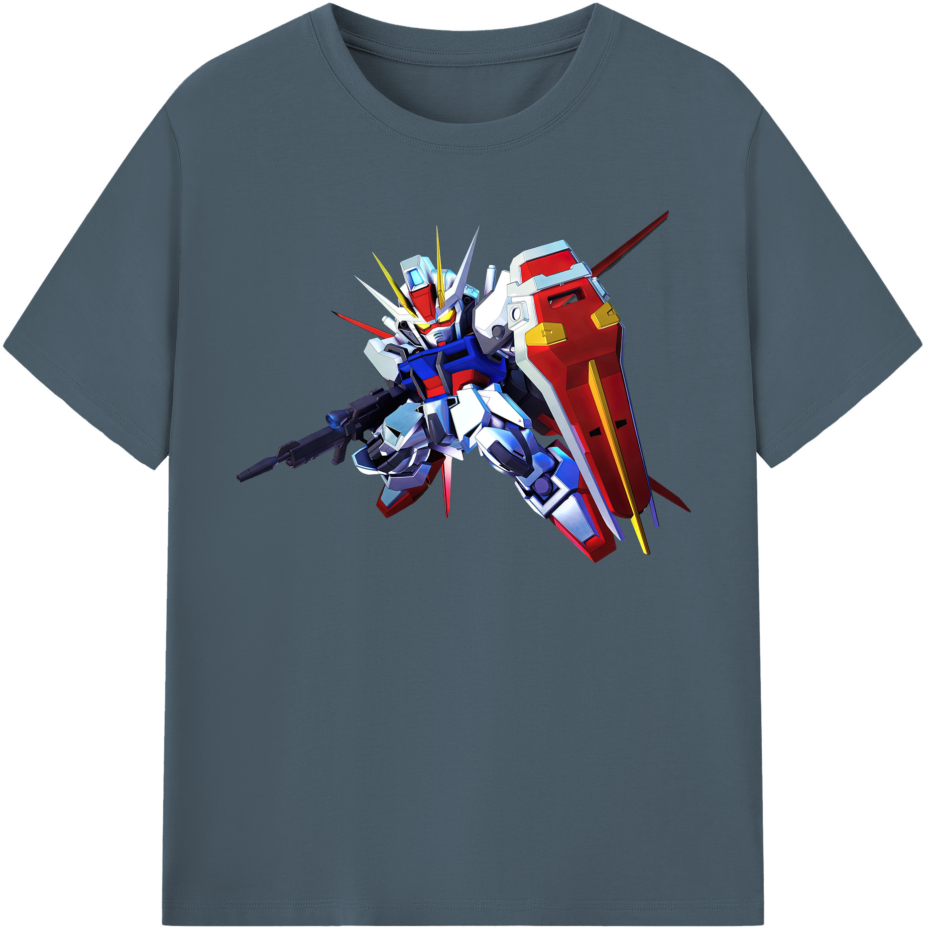 （画像用） 機動戦士ガンダム Mobile Suit Gundam 綿100％半袖Tシャツ（フロントプリント）
